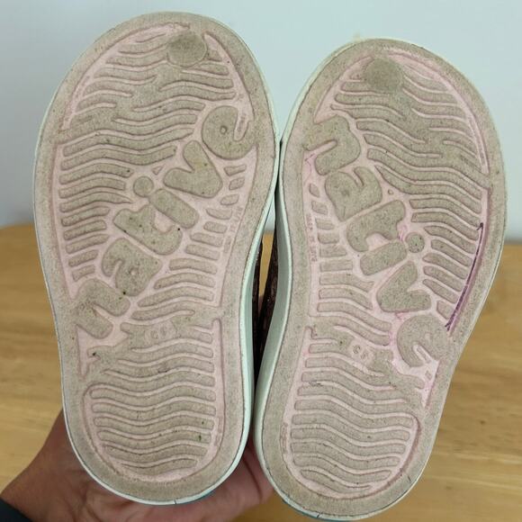 Native Jefferson Bling Glitter Slip-On Sneaker - Size 5 - Picture 6 of 9